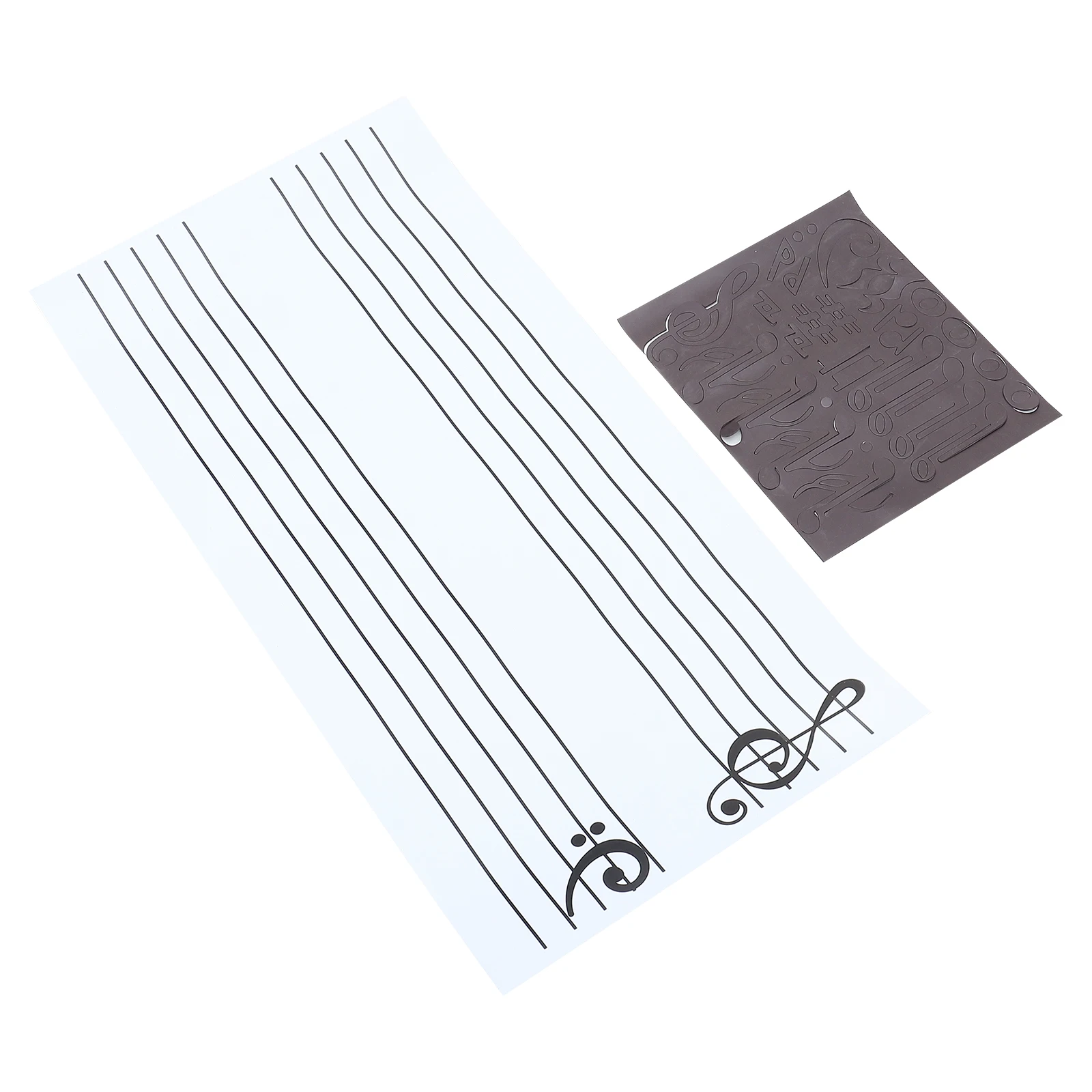 Piano Note Magnetic Sticker PVC Board Stickers Music Musical Teaching Whiteboard Classroom Supplies