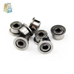 2-10pcs MF52ZZ MF62ZZ MF63ZZ MF74ZZ MF83ZZ MF84ZZ To MF148ZZ Miniature Flange Bearing Thin Wall Metal Shielded Flanged Bearings