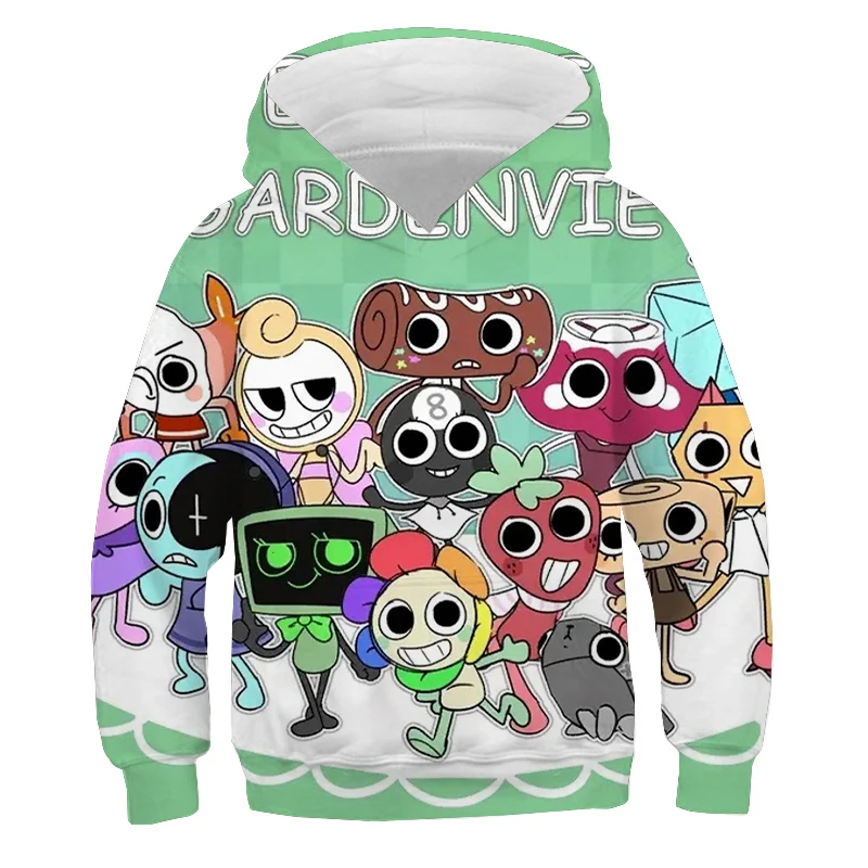 Game Dandy's World Hoodies Children Cartoon Anime Sweatshirt Baby Boys Clothes Girls Long Sleeve Pullover Kids Casual Hoodie