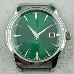 40mm NH35 Silver Watch Case 35mm Dial Fit NH35 Movement Acrylic Glass 316L Stainless Steel 10BAR Waterproof