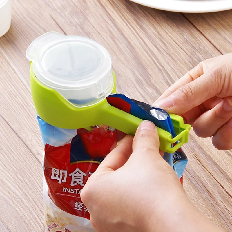 Bag Food Sealing Spout Sealing Clip Snack Bag Milk Powder Fresh-Keeping Moisture-Proof Clip Kitchen Seasoning Clip