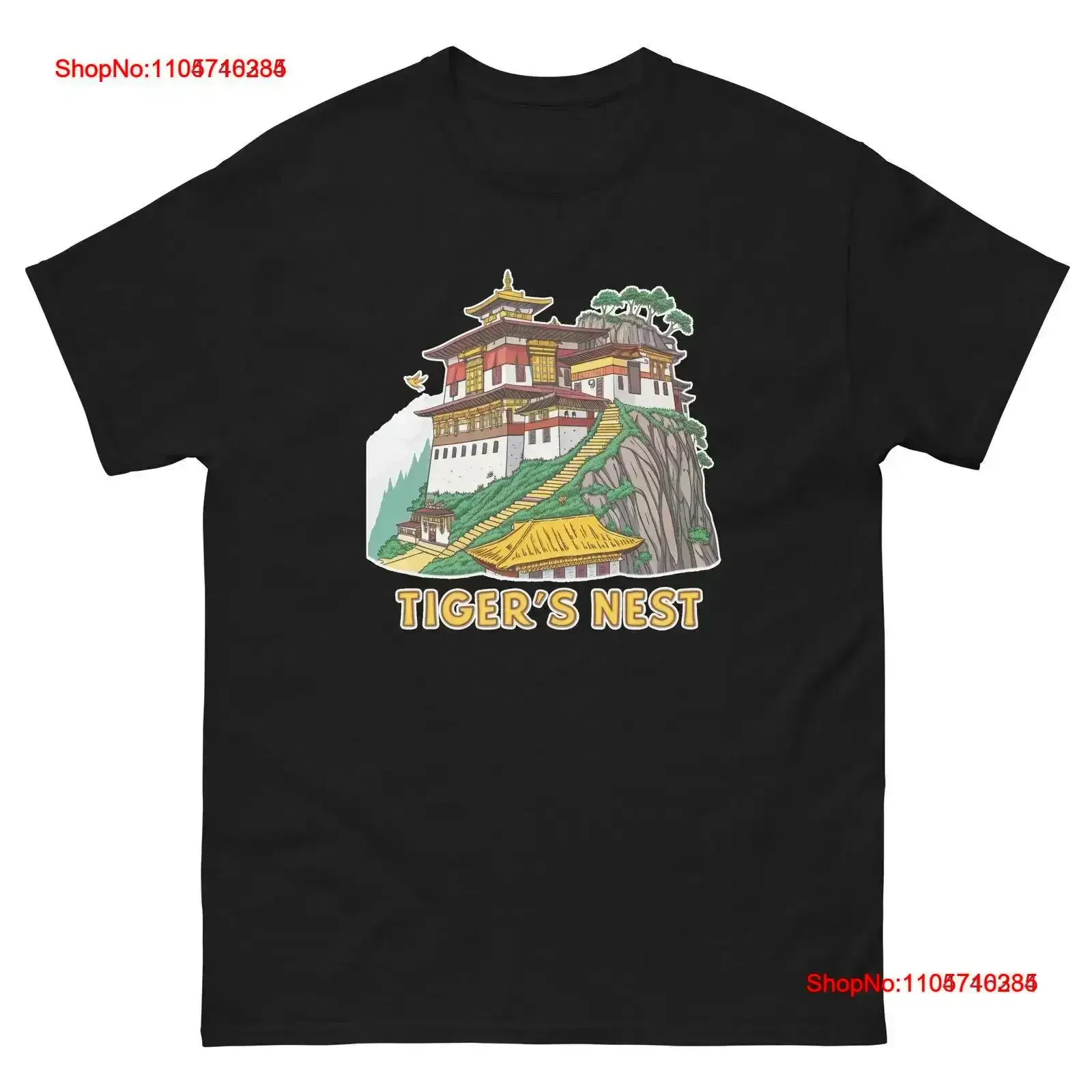 Tiger's Nest Attraction Landmark Travel T Shirt vintage Washed Stretched homme designer clothes Top For Everyday Wear vintage