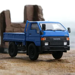 Diecast 1:64 Scale Toyota Dyna Truck Transport Vehicle Single Row Pickup Simulation Alloy Car Collectible Toy Gift Souvenir