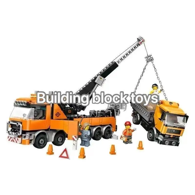 

Конструктор MOC 60467, 1280 деталей | Новый грузовик-кран серии City 2026 для тяжелых работ | Отличный подарок на Рождество и Хэллоуин