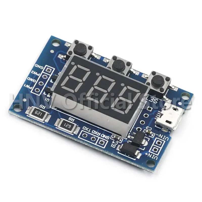 DC 5-30V Micro USB 5V Power Independent PWM Generator 2 Channel Dual Way Digital LED Duty Cycle Pulse Frequency Board Module