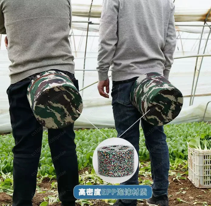 Portable Foam Stool with Waist Strap for Farming Gardening Work
