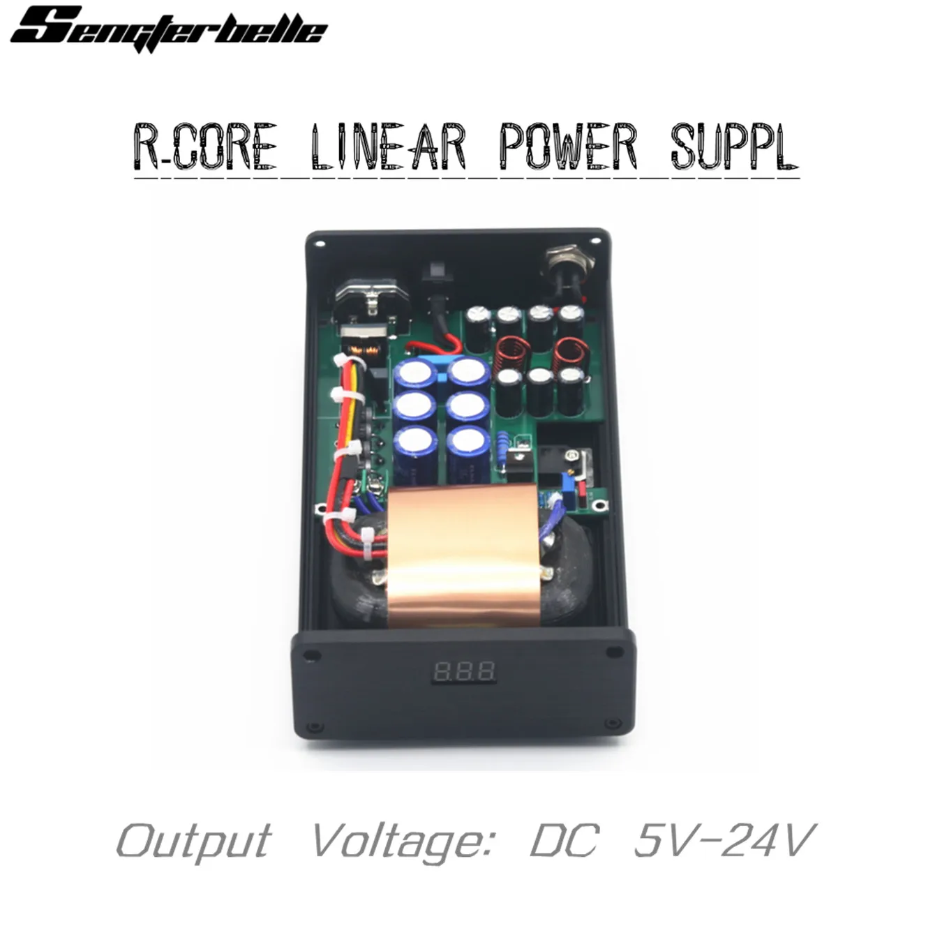 PR1 50VA R-Core DC 5V Linear Power Supply Dual Output 5~24V (Optional) For Preamplifier/DAC DC LPS