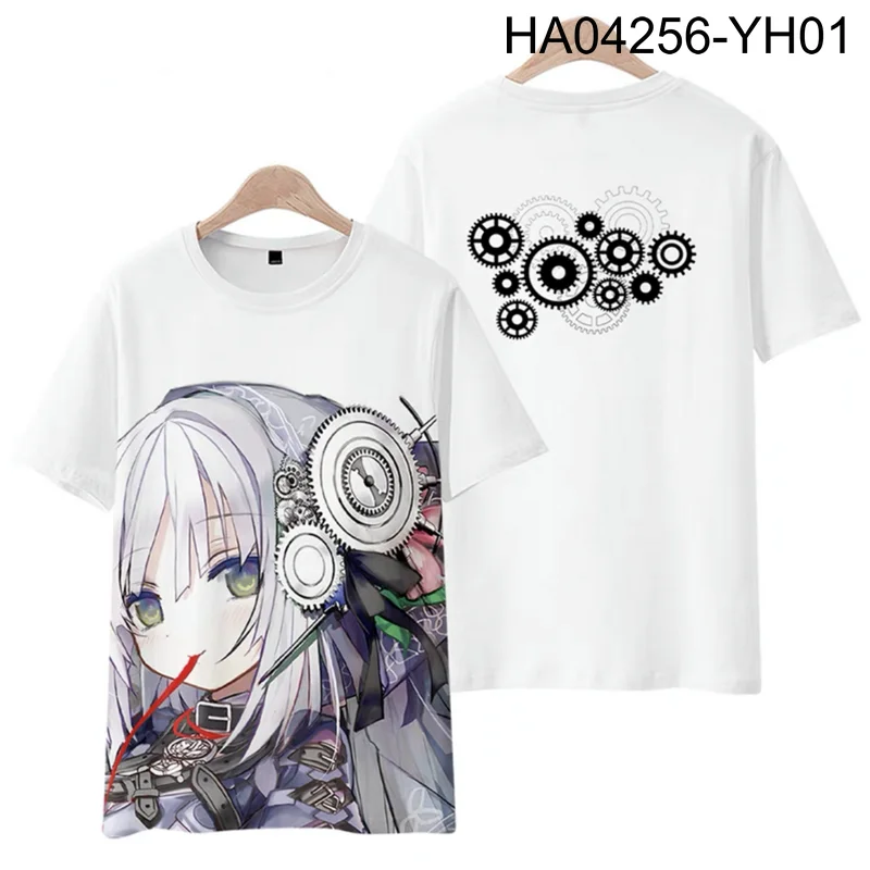 

Clockwork Planet 3D Printing T-shirt Summer Fashion Round Neck Short Sleeve Popular Japanese Anime Streetwear Plus Size