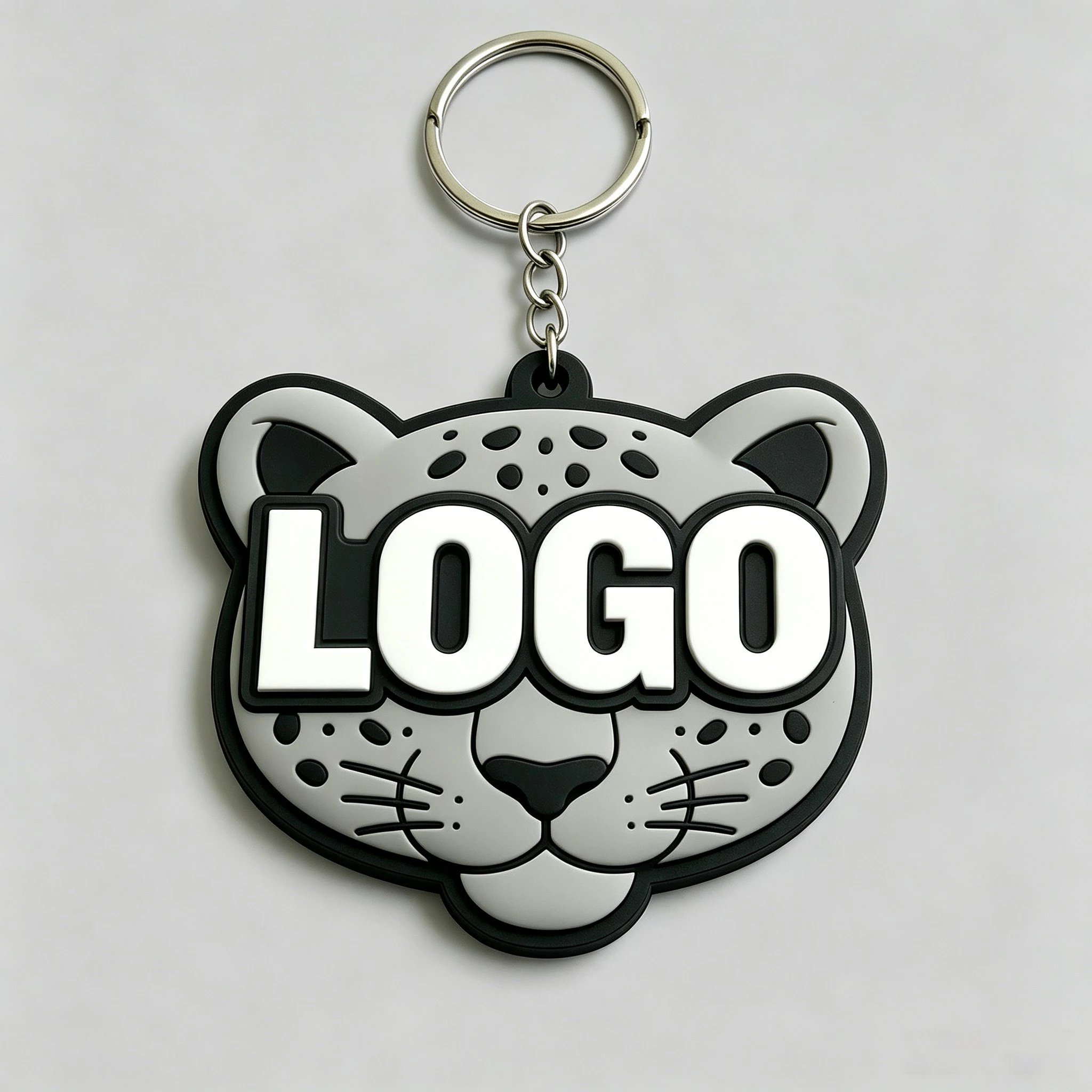 Custom PVC Keychains, With Personalized Logos, Suitable For Employees,Offices And Gifts