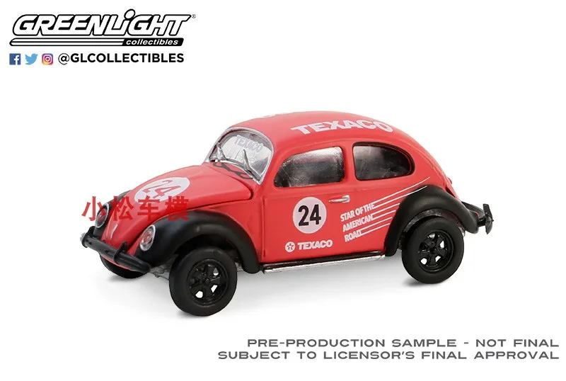 

1: 64 Club Vee Dub Series 19- Split Window Beetle Texaco Car Model Metal Diecast Vehicle Home Office Decorative Ornament