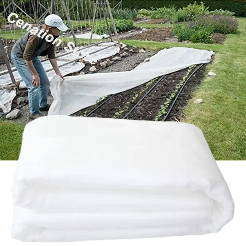 

1.6X9M PP Non-woven Fabric Garden Plant Cover Garden Vegetable Insect Net Cover for Winter Frost Protection Sun Pest Protection