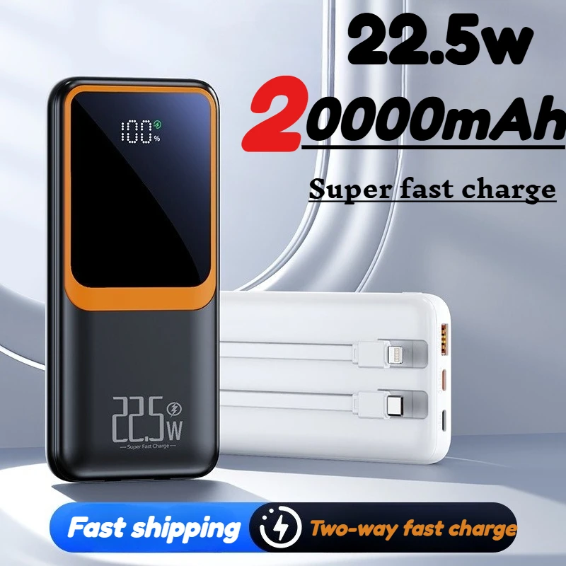 20000mAh Power Bank External Large Battery