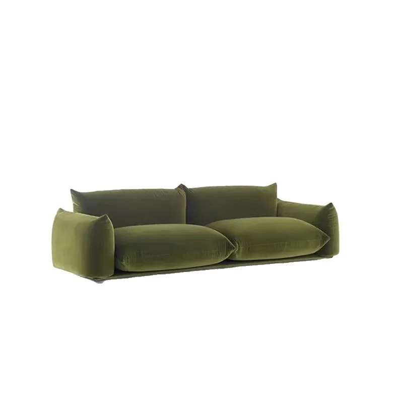 

Bread fabric sofa Nordic lamb wool sofa Modern simple sofa