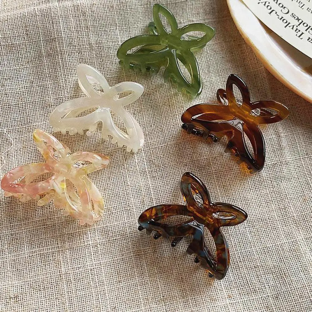 

Fashion Sweet Hollow Hair Clip Fairy Acetate Modeling Tool Hair Claw for Women Girls