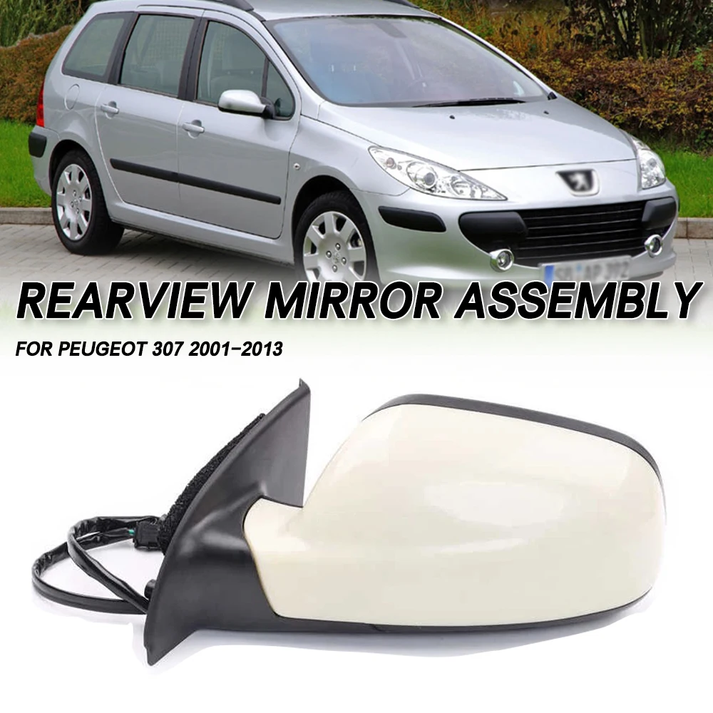 

Для Peugeot 307 2001-2013: Комплект зеркал заднего вида с LED-поворотниками и отражателями