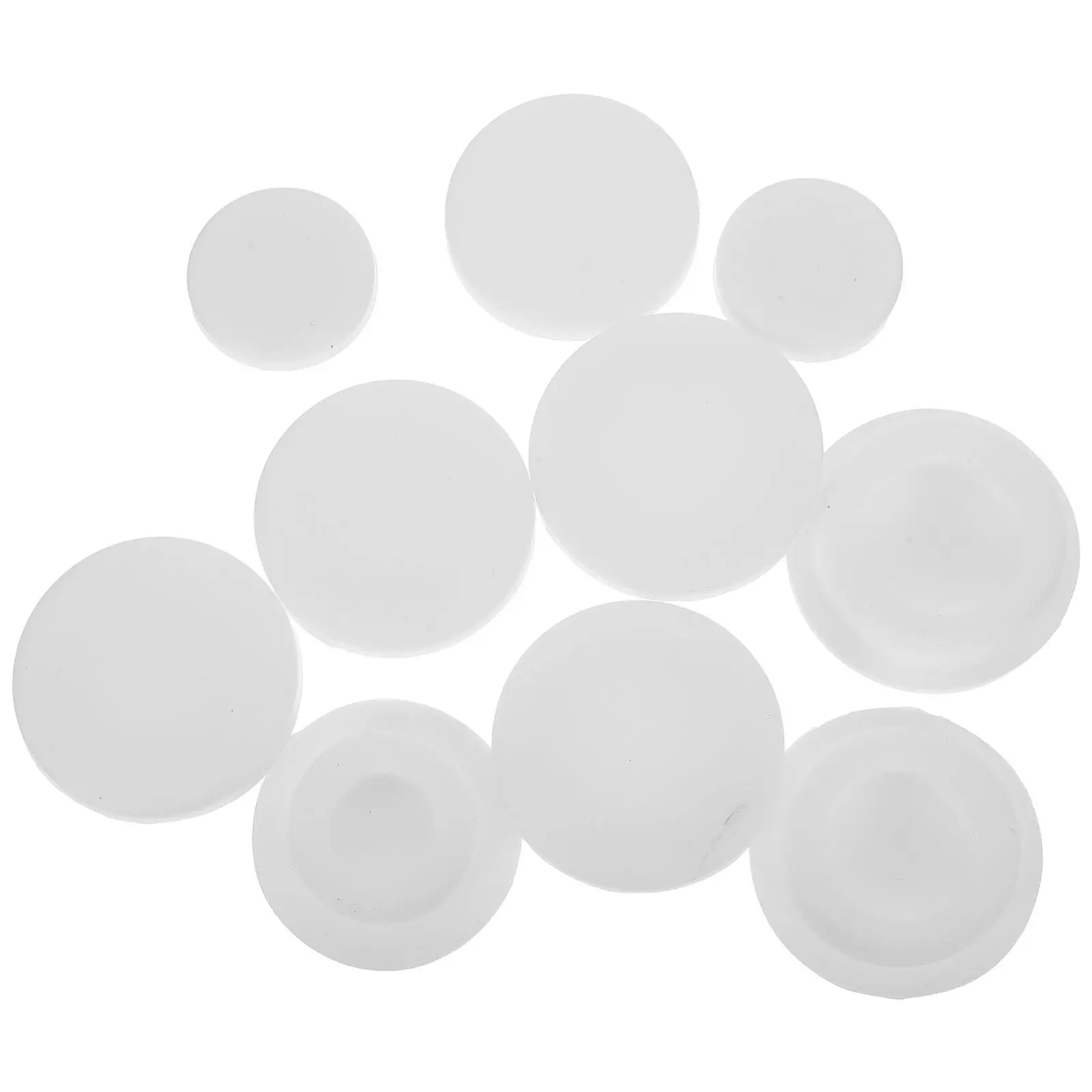 

Набор из 10 силиконовых заглушек для слива в ванне, 5 размеров (17, 23, 25, 29, 31.3 мм), противоскользящие уплотнительные заглушки для душа и ванны