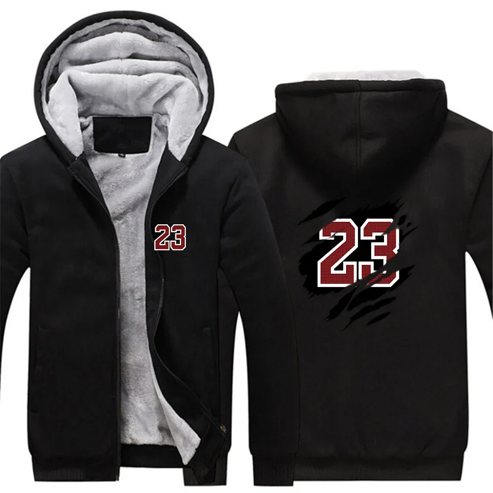 2024 New Chicago 23 Jersey Letter Number Men Printed Cardigan Comfortable Hoodies Spring Autumn Popular Zipper Windproof Coat