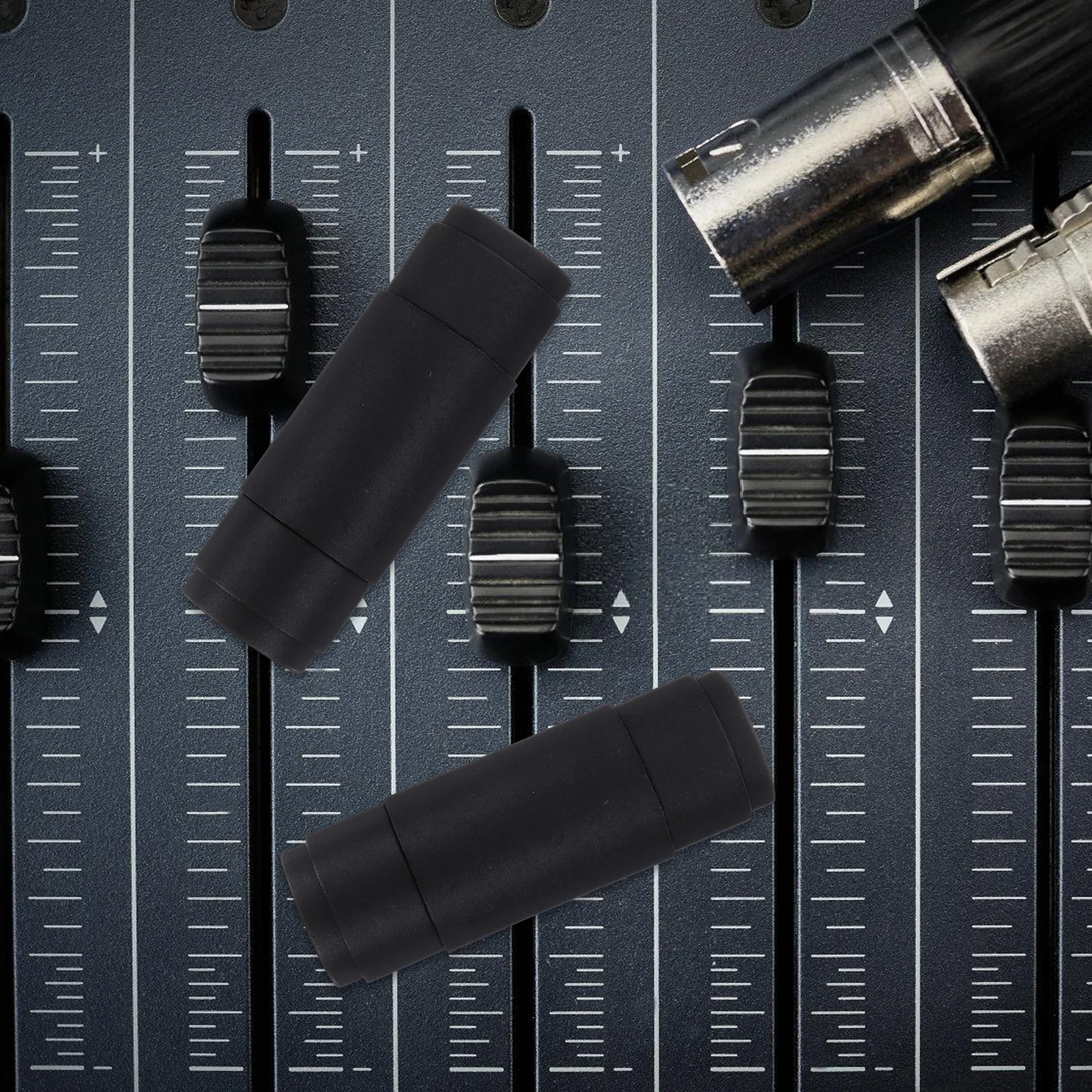 

2 Pcs Extended Plug Crimp Terminal Terminals Extension Four-core Connector Loudspeaker Connectors Audio Male Devices Tool Cores
