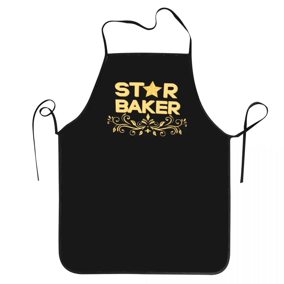 Unisex Star Baker Bib Apron Adult Women Men Chef Tablier Cuisine for Cooking Kitchen Amateur Baker Gardening