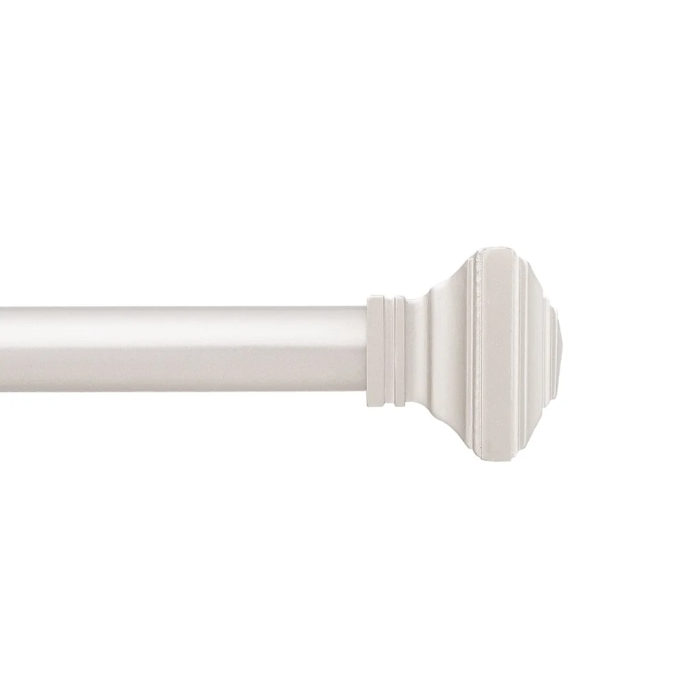 

Регулируемый декоративный карниз для штор, 48-86-дюймовый стальной телескопический стержень из матового никеля с монтажным оборудованием для финісов в комплекте