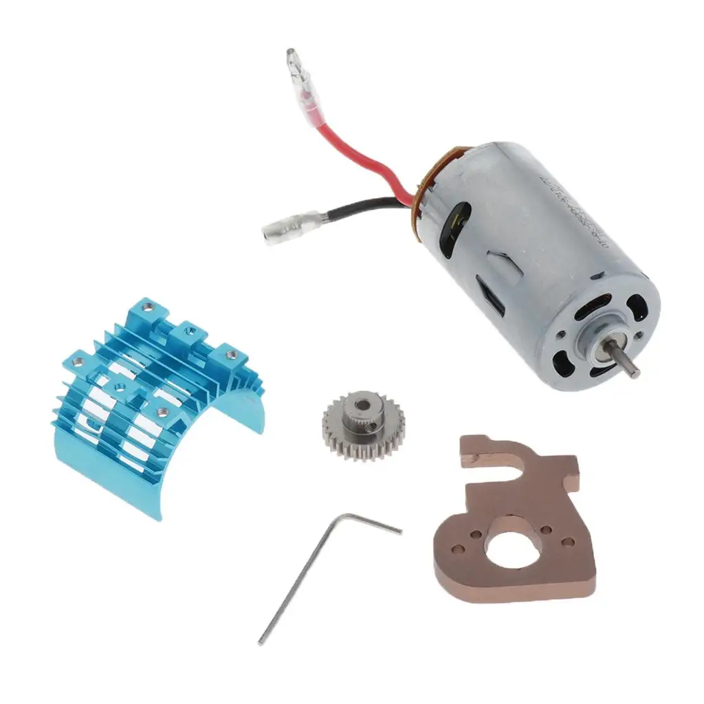 

RC Car Motors Gear Metal Upgrade Motor Accessory Kit for Wltoys 144001 1/14 Buggy Spare Parts