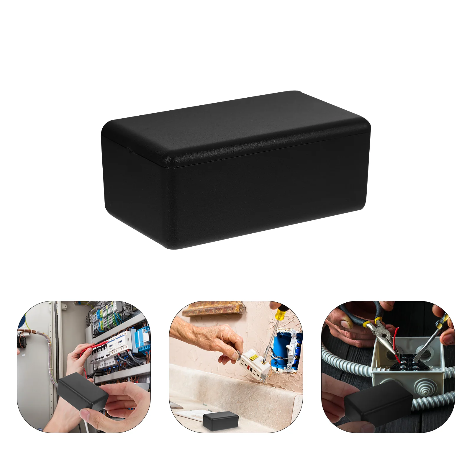 

5 Pcs Waterproof Plastic Electric Project Case Junction Box Enclosure Project Case Box 61 x 36 x 25mm