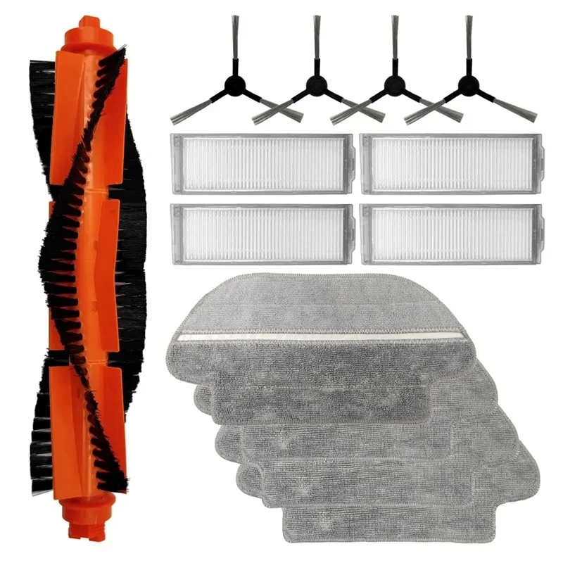 Peças de reposição rolo escova lateral filtro hepa compatível para xiaomi styj02ym robô aspirador acessórios