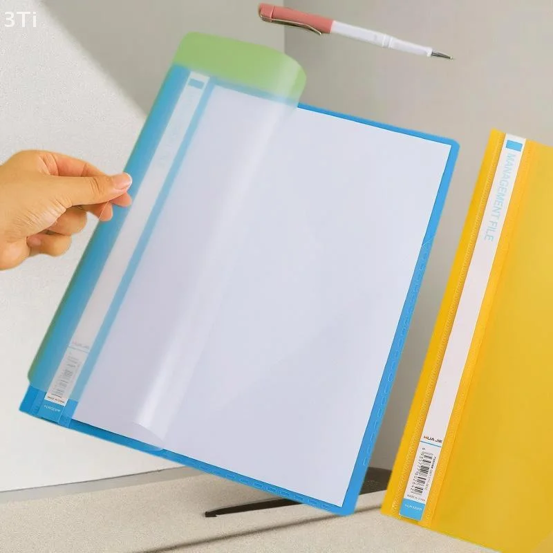 5pcs A4 프로젝트 폴더, 프리젠테이션 프로젝트 폴더 A4 보고서, 문서 파일 투명 커버