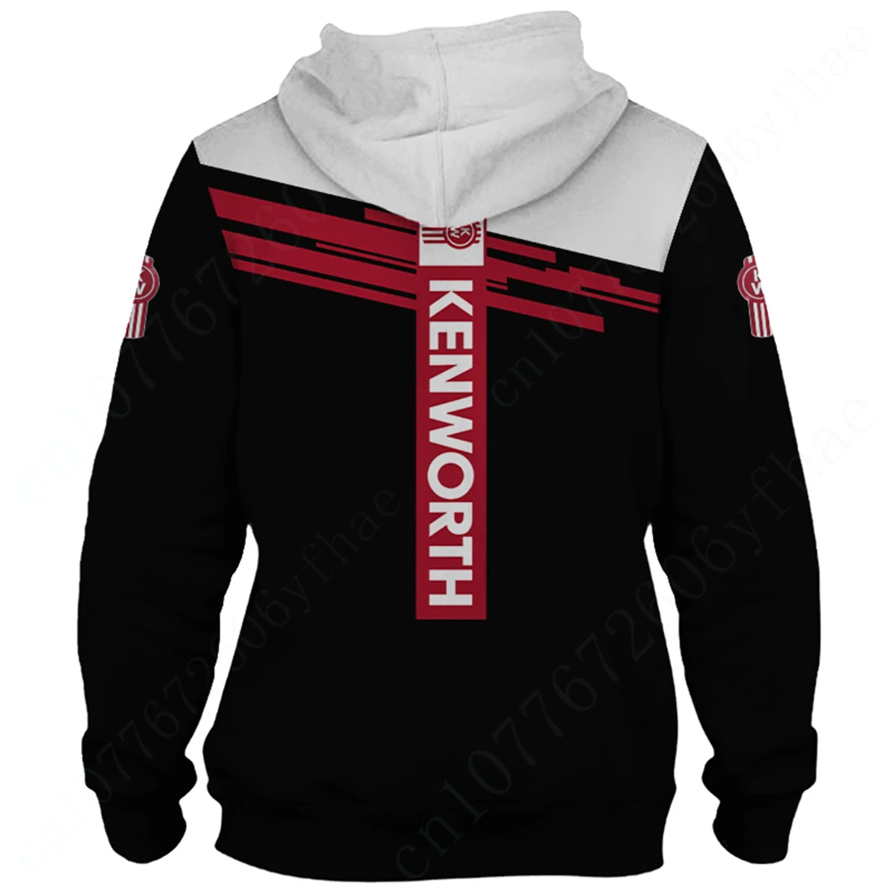 Kenworth-Hoodies masculinos e femininos de impressão 3D, moletom casual, pulôver unissex, Harajuku Essentials, Hoodies com zíper, roupas