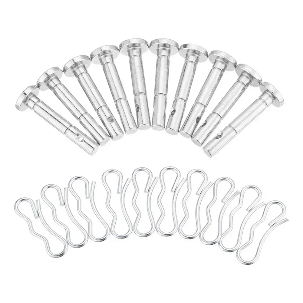 20pcs 738-04124A Shear Pins & Cotter Pins For Snowblower Set Power Tools Replacement Accessories Metal Snow Blower Kit