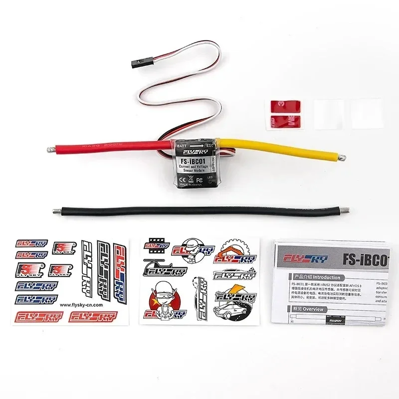 Brand New 1pcs FLYSKY FS-IBC01 High Precision Voltage Current Sensor, 0-100V 0.5-400A, I-BUS2 for RC Car Boat Aircraft