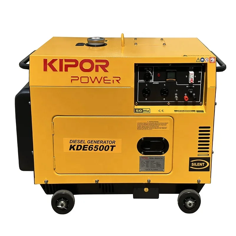 

6.5KVA 5KW Silent Diesel Generator Set 50Hz 60Hz Air Cooled Diesel Generator