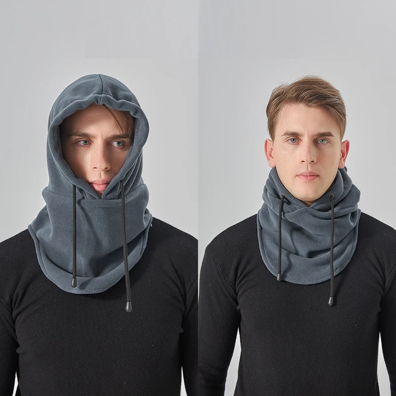 Warm Winter Cap Windproof Polar Fleece Cycling Balaclava Mask Adjustable Thermal Cold Proof Unisex Neck Cover Motocycle Ski Mask