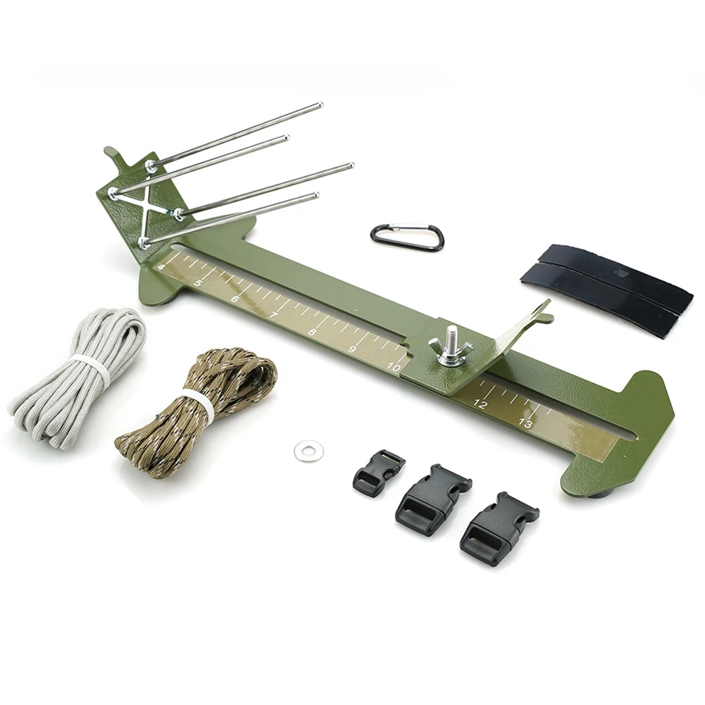 Adjustable Metal Rope Braider Weaving Tool Kit for DIY Craft, Create Custom Bracelets, Decorations, and More Stainless Steel