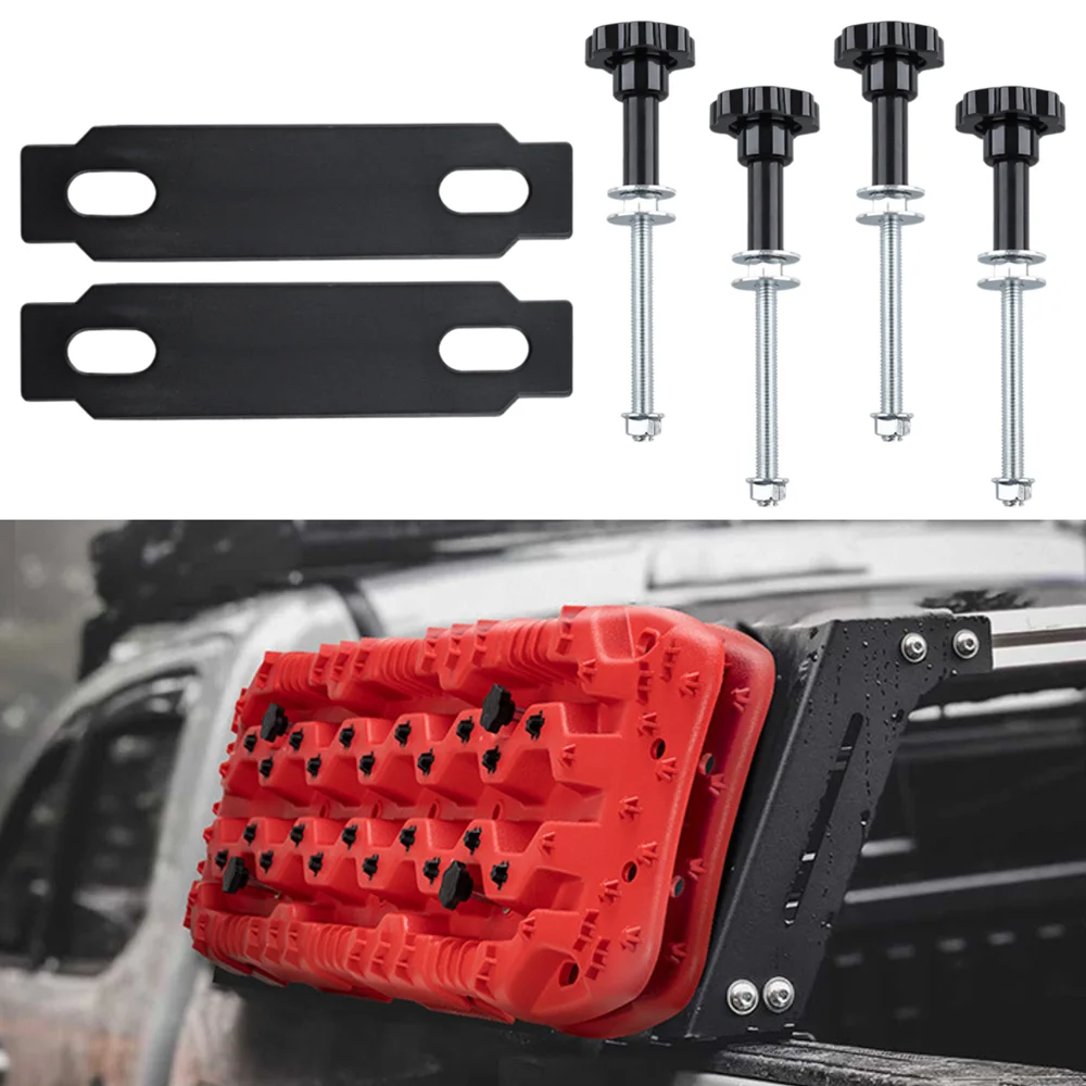 1Set Traction Board KIT, Easy-To-Install Recovery Board Mount, Safety Traction Board Mount, Fit For 4.72
