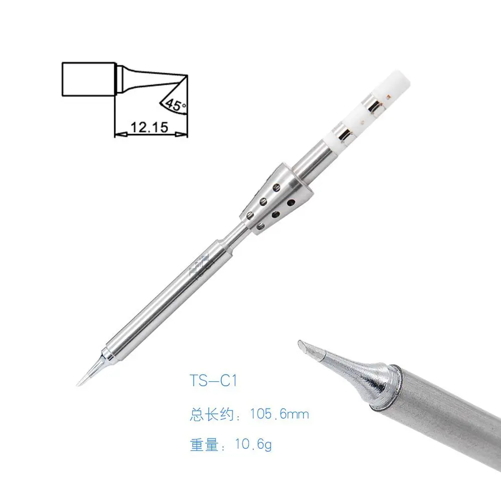 Original MINI TS100 Digital LCD Adjustable Temperature Electric Soldering Iron Tip Headd TS B2 BC2 D24 K I KU C4 C1 ILS