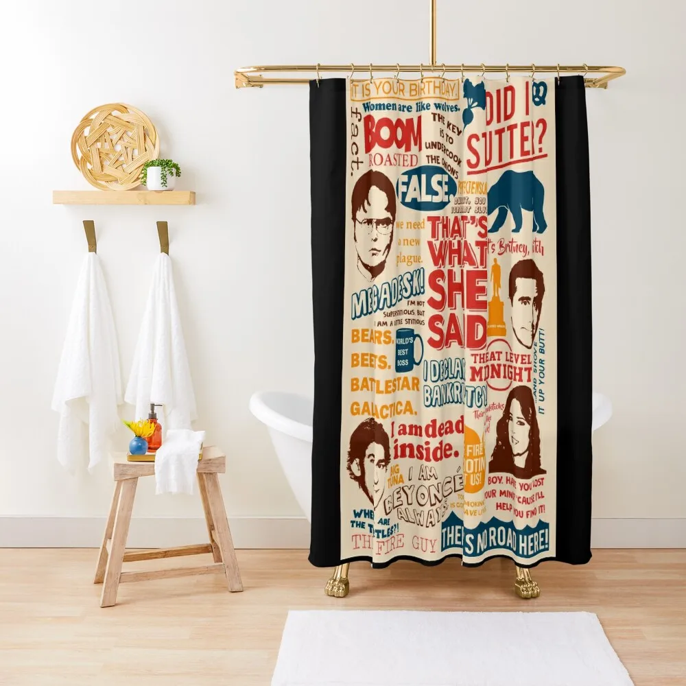 

All the Best Quotes from The Office - "That's What She Said"! Shower Curtain Shower Curtains For Bathroom