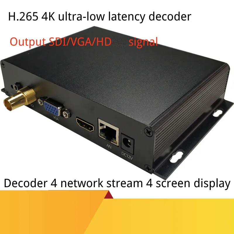 OTV-CY8 SDI H.265 H.264 H.265 HDMI-compatible VGA multicast decoding ultra-low latency 4K video decoder