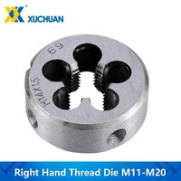 Screw Thread Die M11 M12 M13 M14 M15 M16 M18 M20 Right Hand for Metalworking Metric Die Hand Tool