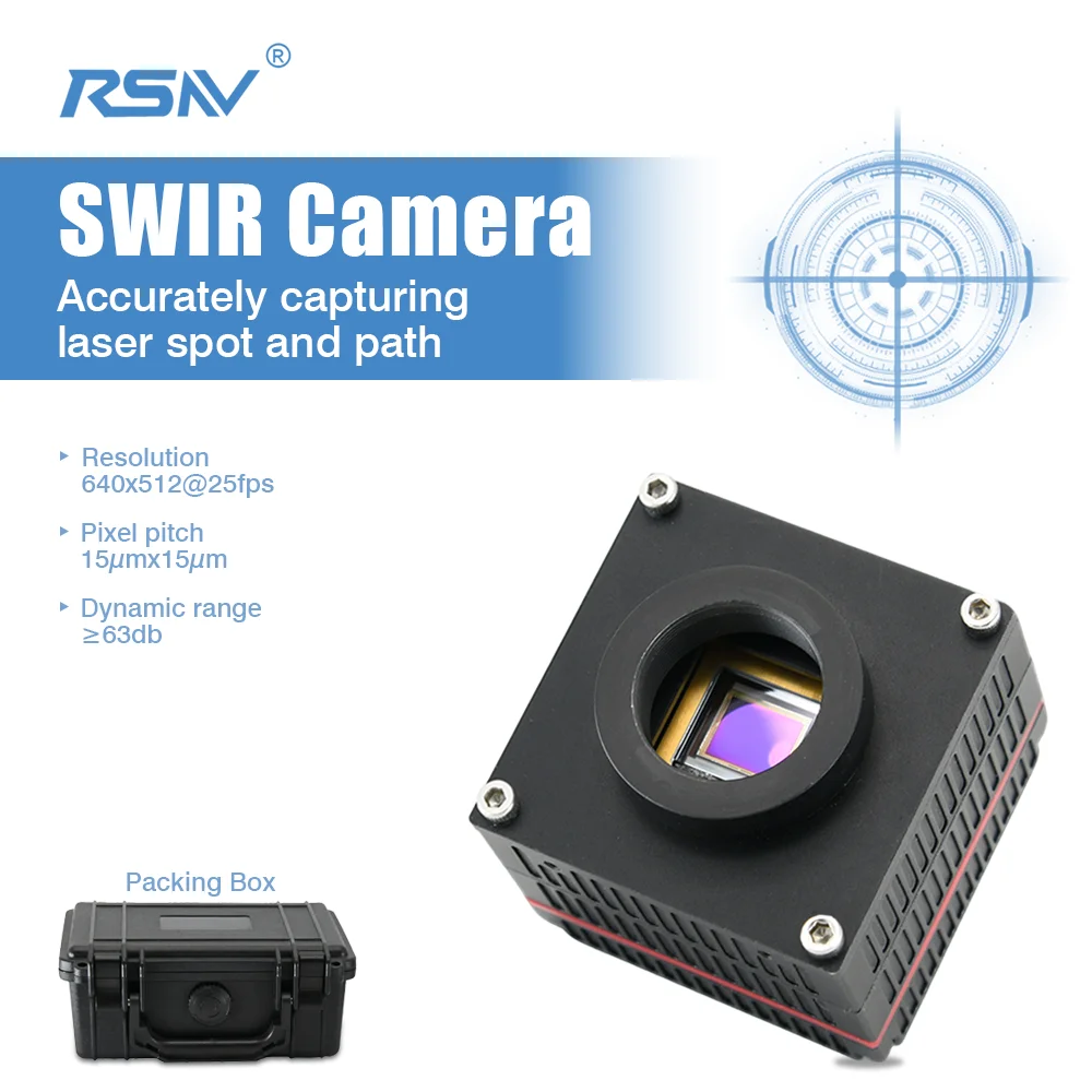 RSNV Visione notturna Funzione di raffreddamento profondo TEC a due stadi Rivelatore InGaAs Risoluzione Telecamera SWIR a infrarossi a onde corte raffreddata da 640 * 512px