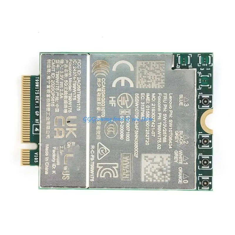H9EB T99W175 M.2 Cartão sem fio 5W10V25768 Para laptops T14S X13