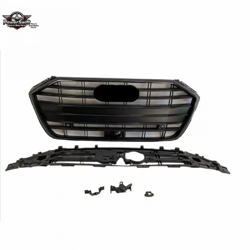 

Suitable for Audi A8 S8 Grille D5 Grille Modification Radiator Cover 2019-2022 A8 S8 Chrome Black