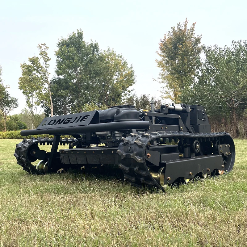 High Power Multi-Function Cordless Petrol-Powered Remote Control Lawn Mower for Agriculture & Forestry Pruning & Weeding