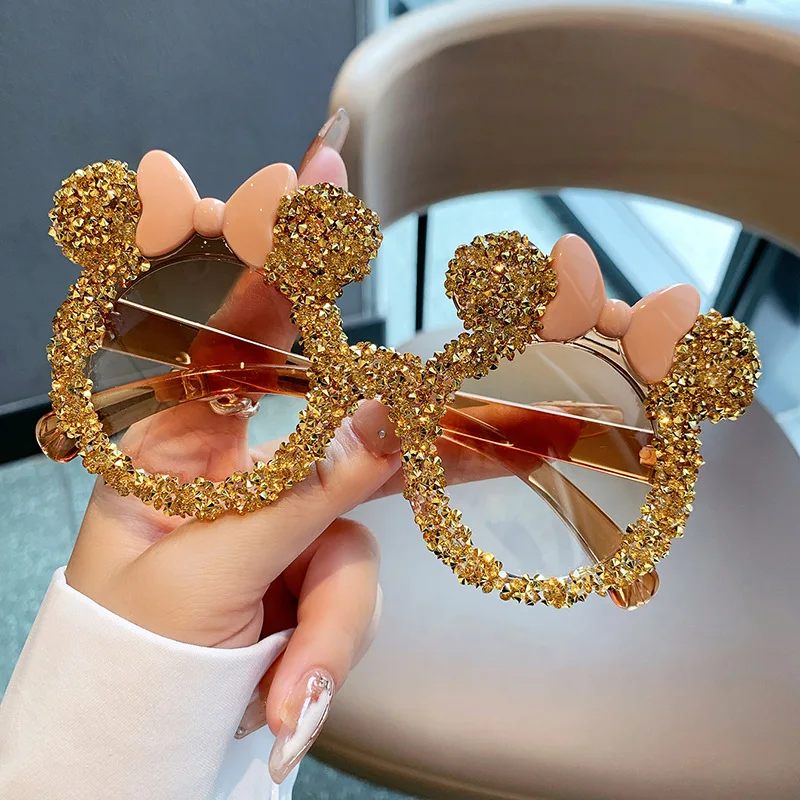 Cute Flower Children's Sunglasses Candy Color Frame Boys And Girls Glasses Outdoor UV Protection Kids Sunglasses