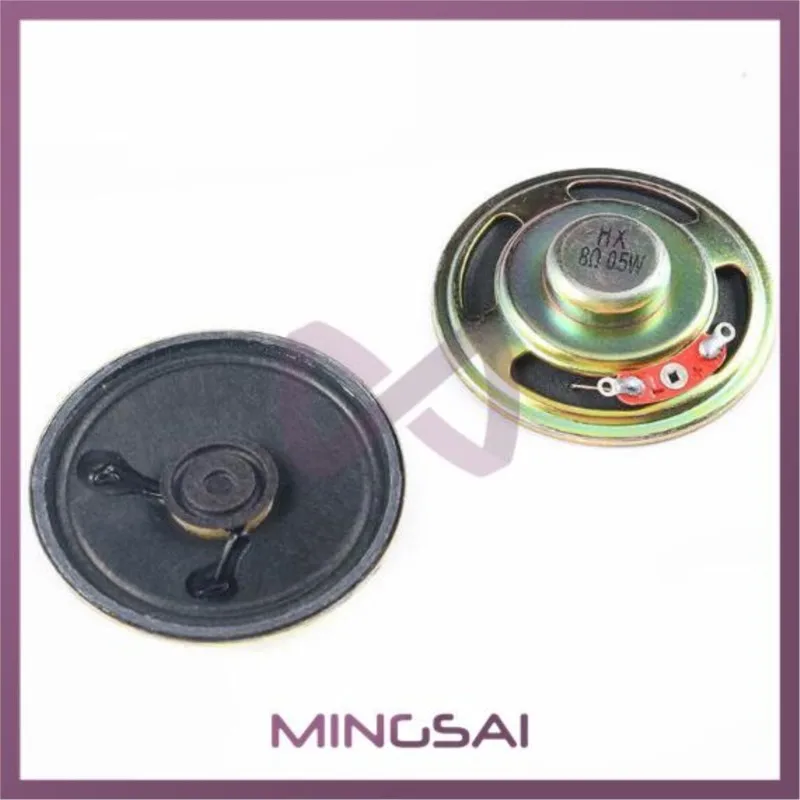 2pcs/lot New Ultra-thin speaker 8 ohms 0.5 watt 0.5W 8R speaker Diameter 40MM 4CM 50MM 5CM thickness 5MM