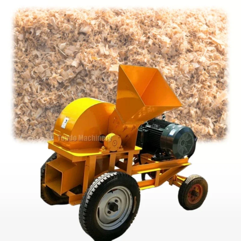 Factory Price 1 - 20 TON/H Electric /  Engine Disk Forestry Machinery Heavy Industrial Wood Chipper Shredder Chipping