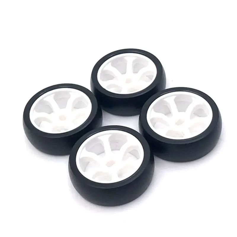 FBIL-12Pcs Hard Plastic Drift Tire Tyre Wheel For Wltoys 284131 K969 K989 P929 Mini-Z Mini-Q Mini-D 1/28