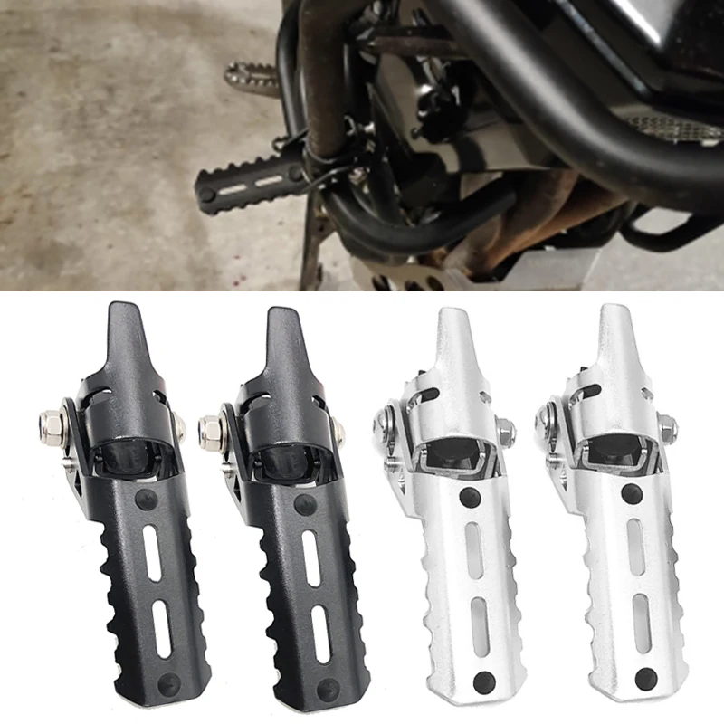 R1200GS Highway Front Foot Pegs Folding Footrests Clamps For BMW R 1200 GS LC ADV F750GS F850GS Adventure 2013-2023 Motorcycle