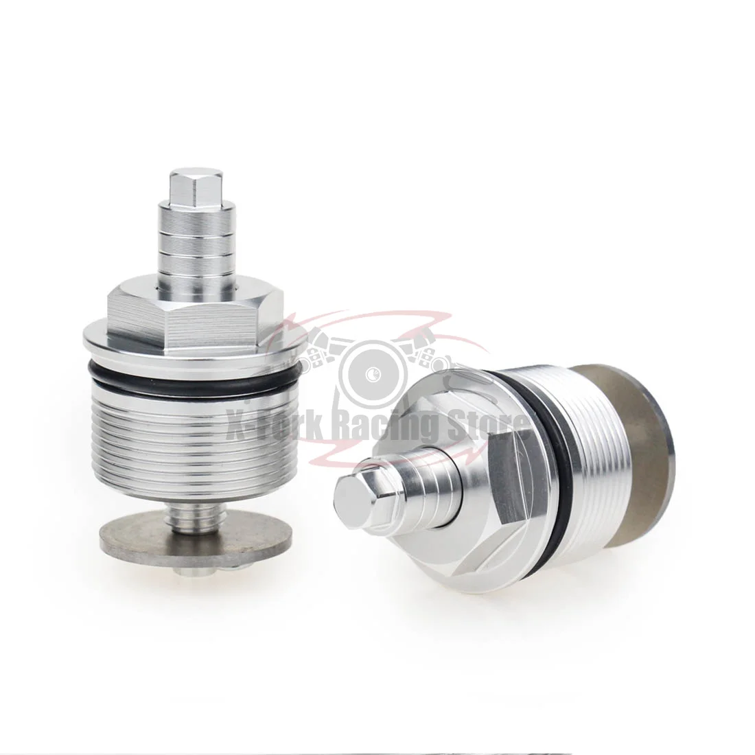 Preload Front Fork Bolts Covers Cap Adjusters For Honda NSR125 SP 1994-1998 35mm fork