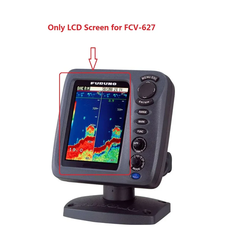 

LCD Fit For Furuno FCV-627 FCV627 Fish finder Echo Sounder Display Screen